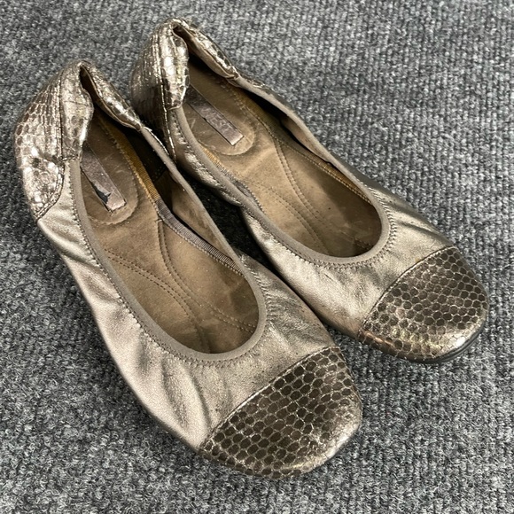 *Nine West Women's Lil Lyo Snakeskin Print Ballet Flat Size 5M - Picture 9 of 14